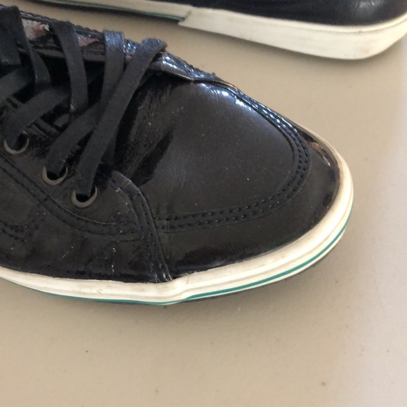 Mens Zara black lace up sneakers - Picture 2 of 5